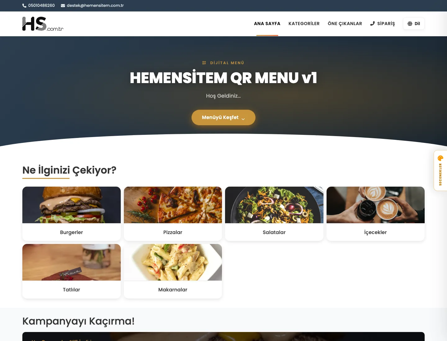 Americano QR Menü - Görsel 2