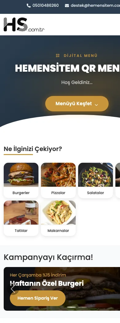 Americano QR Menü - Görsel 3