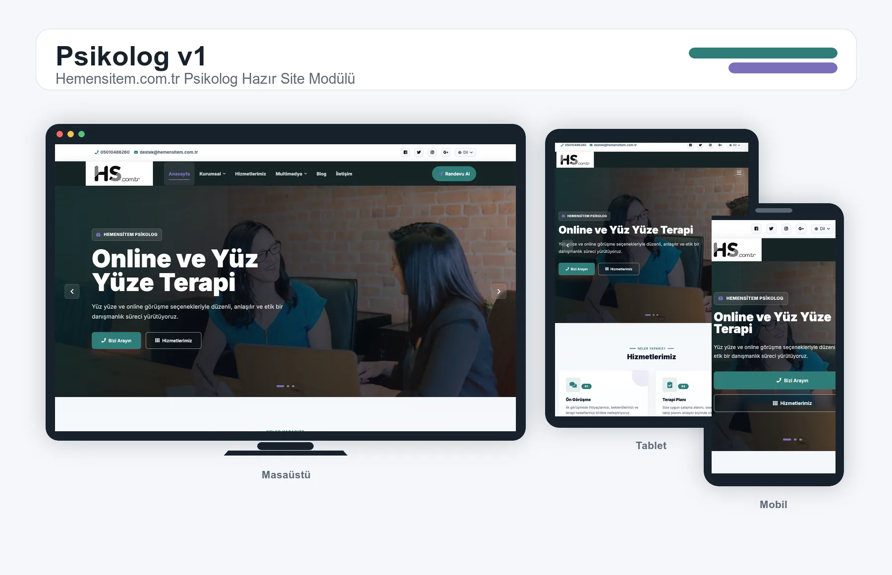 Psikolog Websitesi v1