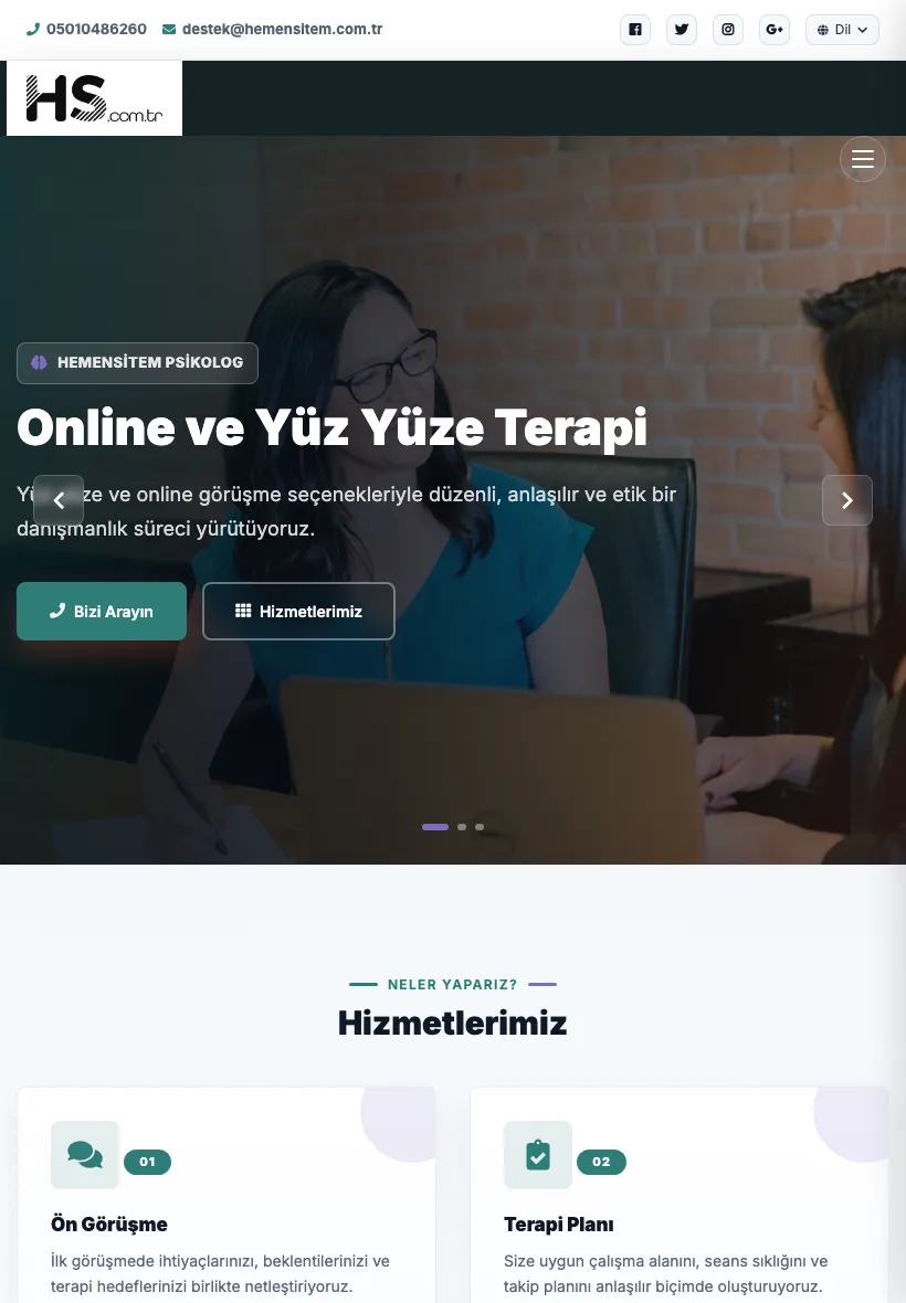 Psikolog Websitesi v1 - Görsel 4